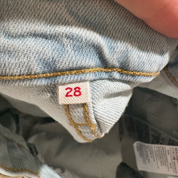 Levi's Light Blue Denim Midi Skirt - Picture 4 of 4